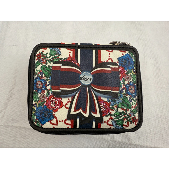 Brighton BE YOUR KIND OF BEAUTIFUL Zip Around Travel Jewelry Case Box - Picture 1 of 10